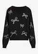 Cropped trui met stras, BODYFLIRT boutique
