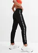 Sweatpants met tapes en statement print, bonprix