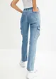 Cargo jeans in washed out look, straight, bonprix