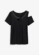 Shirt met stras en cut-outs, BODYFLIRT