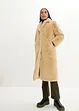 Lange, oversized jas van imitatiebont met reverskraag, bpc bonprix collection