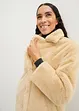 Lange, oversized jas van imitatiebont met reverskraag, bpc bonprix collection