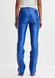 Imitatieleren flared broek, RAINBOW
