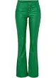 Imitatieleren flared broek, RAINBOW