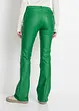 Imitatieleren flared broek, RAINBOW