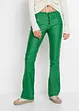 Imitatieleren flared broek, RAINBOW