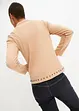Sweatvest met studs, bonprix