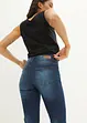 Mom jeans met mid waist, bonprix