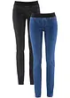 Jeanslegging met een elastische band (set van 2), bonprix