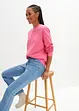 Oversized sweater van katoen, bonprix