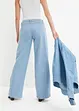 Wijde jeans met siernaden, RAINBOW