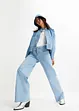 Wijde jeans met siernaden, RAINBOW