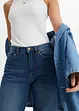 Wide leg high waist jeans met biologisch katoen, bonprix