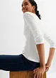 Katoenen longsleeve met ronde hals, bonprix