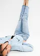 Straight jeans met high waist, low stretch, bonprix