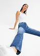 Straight jeans met high waist, low stretch, bonprix