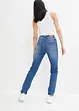 Straight jeans met high waist, low stretch, bonprix