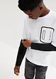 Jongens layershirt van biologisch katoen, lange mouw, bpc bonprix collection