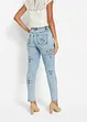 Jeans met bloemenborduursel, bonprix