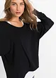 Longshirt en top in een viscosemix, bonprix