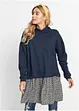 Sweatjurk in 2-in-1-look, bonprix