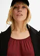 Oversized shirt in een viscosemix, bonprix
