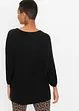 Geribde oversized trui van viscosemix, bonprix