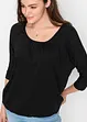 Oversized shirt in een viscosemix, bonprix