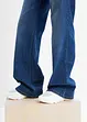 Wide leg jeans mid waist, stretch, bonprix