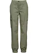 Cargo broek met stretch van katoen, bonprix
