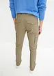 Slim fit stretch cargo broek, straight, bonprix