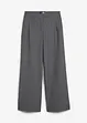 Wijde bandplooibroek met high waist comfortband, bonprix
