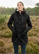 Outdoor parka met teddy fleece en capuchon, waterdicht, bonprix