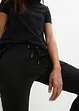 Sneldrogende joggingbroek met drukknopen, bonprix