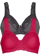 Minimizer bh met gewatteerde schouderbandjes (set van 2), bonprix