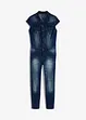 Jeans jumpsuit met knopen, RAINBOW