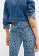 Flared jeans met printmix, bonprix