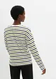 Gestreepte longsleeve van biologisch katoen, bonprix