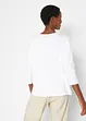 Longsleeve met ronde hals (set van 5), 3/4 mouw, bonprix