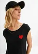 High-low shirt van soepel vallende viscosemix, bonprix