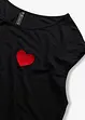 High-low shirt van soepel vallende viscosemix, bonprix