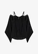 Schouderloze blouse van vloeiende viscose, bonprix