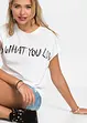 Oversized shirt van puur katoen, bonprix