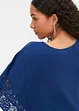 Blouse met kanten details, bonprix