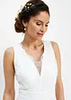 Maxi jurk met pailletten en borduursel, bonprix