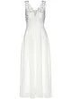 Maxi jurk met pailletten en borduursel, bonprix