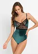Fluwelen body ouvert, bonprix