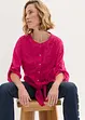 Licht transparante overhemdblouse met knoopdetail, bpc selection