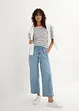 Wide leg jeans met high waist en comfortband, bonprix