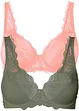 Beugel bh met sierlijk kant (set van 2), bonprix